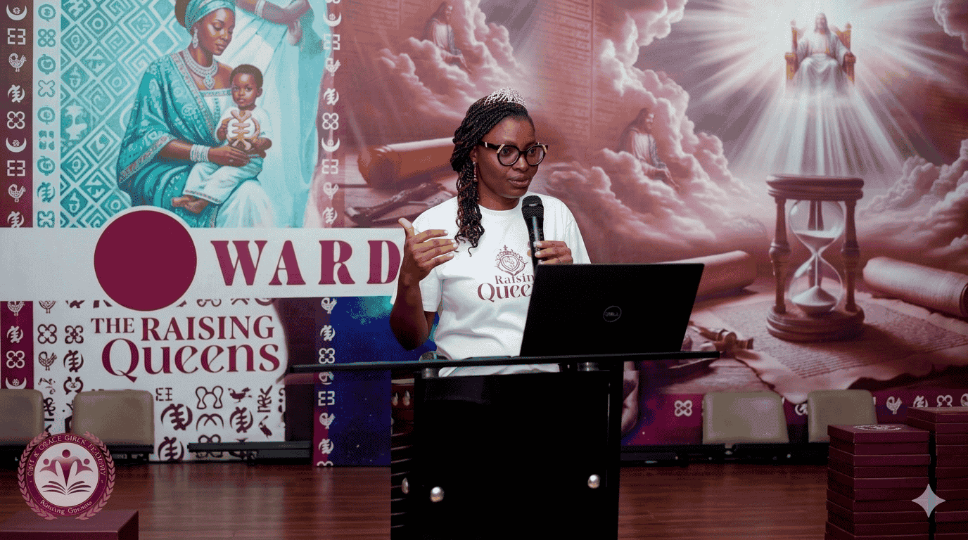 African girls in an empowering setting at Grit & Grace Girls Academy